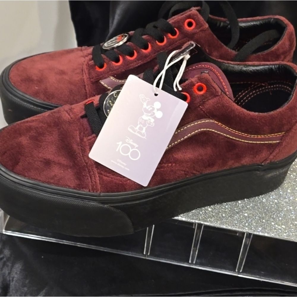 Vans X Disney Old Skool Stackform 100 Poison Apples- Mahagomy - Picture 8 of 10
